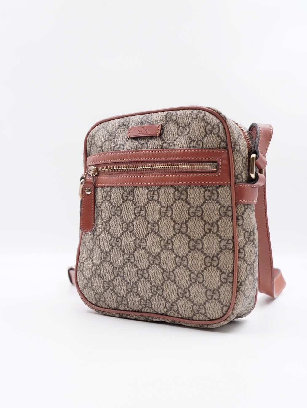 BZ01 💗 GUCCI GG Plus Monogram small Messenger Bag - Picture 4 of 13
